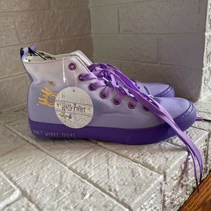Ground Up Luna Lovegood Purple Hightops, Women’s size 9